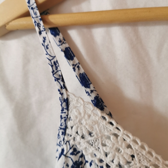 Garage tank, navy/cream, small - Picture 6 of 13